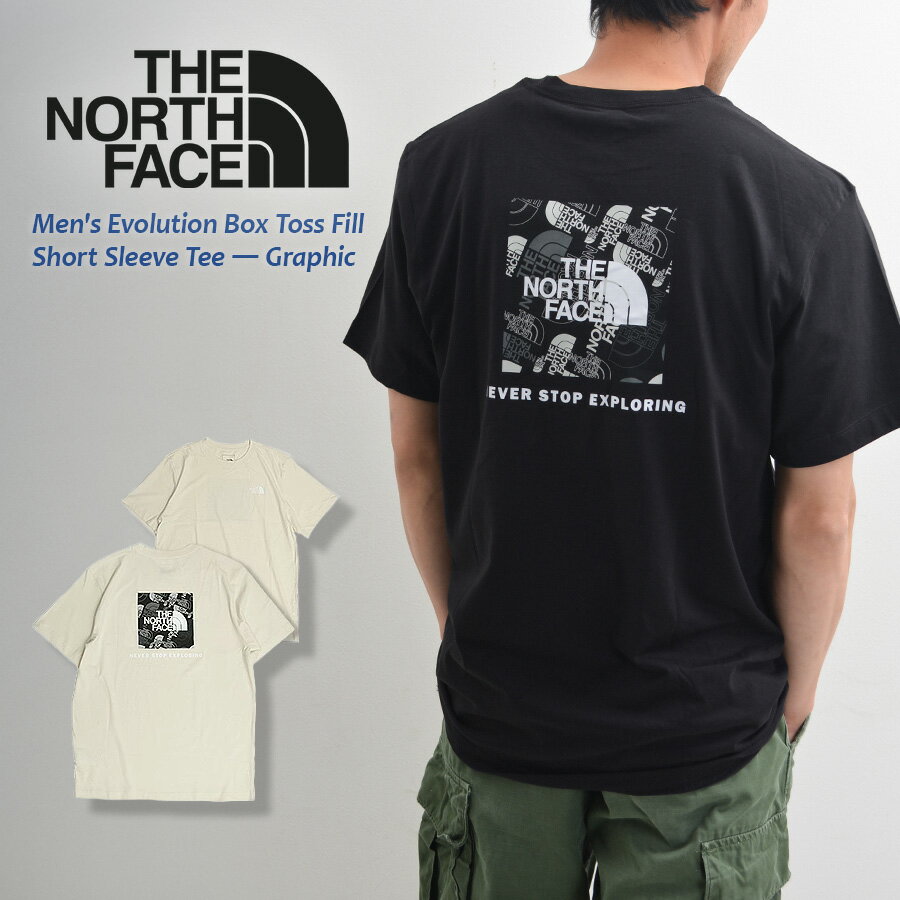 THE NORTH FACE Tシャツ メンズ ノースフェイス 半袖Tシャツ THE NORTH FACE バックプリント アウトドア ブランド ボックスロゴ NF0A8FMX