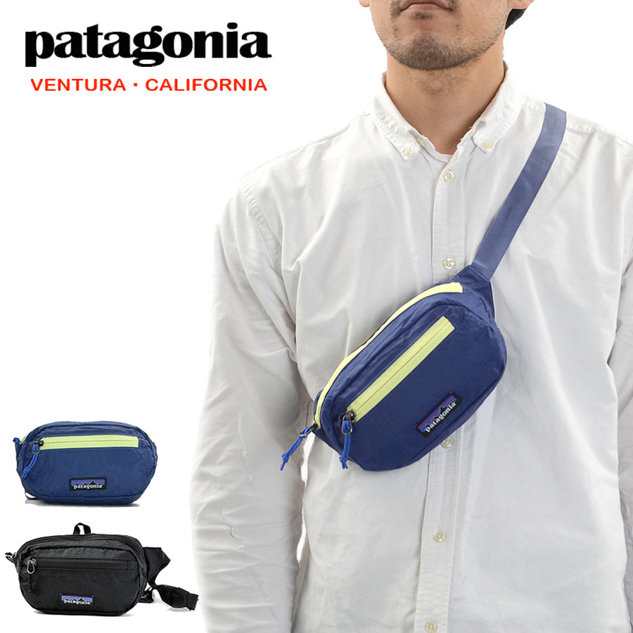 パタゴニア ウエストポーチ ボディーバック バッグ ポーチ 49447 PATAGONIA ULTRALIGHT BLACK HOLE MINI HIP PACK 1L 折畳み パッカブル