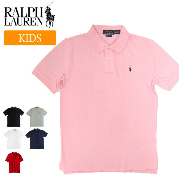 楽天Being 【ビーイング】【キッズ・ジュニア】POLO RALPH LAUREN ポロラルフローレン ポロシャツ 半袖ポロシャツ 603252 ONEPOINT S/S POLO SHIRT ワンポイント 半袖ポロシャツ S（140） M（150） L（160）