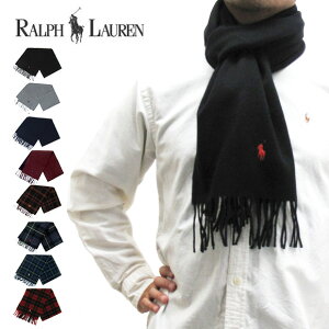 【メール便配送】ポロ ラルフローレン マフラー POLO Ralph Lauren ロングマフラー LONG MUFFLER 【ラッピングサービス】