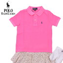 【キッズ・ベビー】ポロラルフローレン ポロシャツ POLO RALPH LAUREN 90 95 2T ピンク ワンポイントポニー 2歳 ロゴ 男の子 女の子 カジュアル