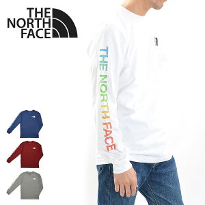 ノースフェイス ロンT 長袖Tシャツ メンズ NF0A471K 袖 ブランド ロゴ THE NORTH FACE MEN'S L/S TNF SLEEVE HIT TEE マルチカラー
