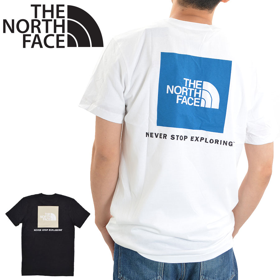 THE NORTH FACE ノースフェイス Tシャツ NF0A4763 BOX NSE TEE ロゴT レッドボックス 半袖 大きいサイズ メンズ レディース ユニセックス