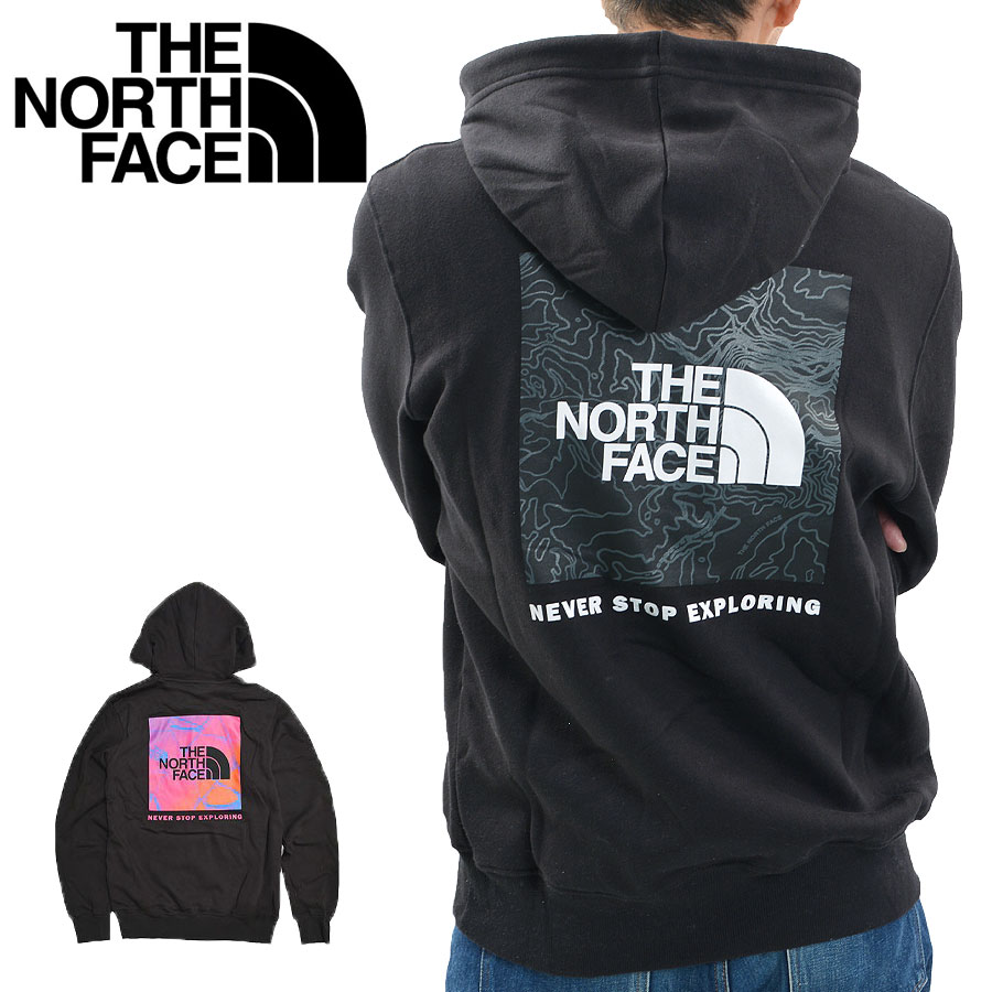 セール価格 ノースフェイス THE NORTH FACE パーカー メンズ プルオーバー NF0A7ZWH ボックスロゴ バックプリント NSE