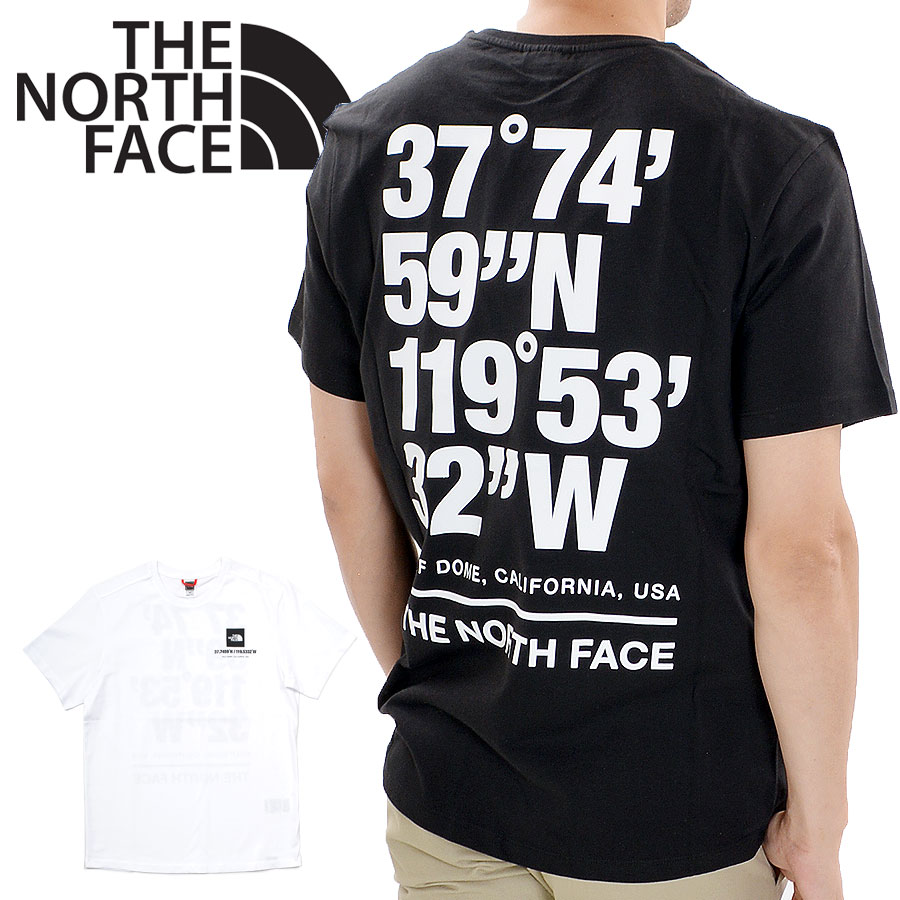 THE NORTH FACE ノースフェイス Tシャツ メンズ 半袖Tシャツ バックプリント NF0A826X 座標 ハーフドーム カットソー トップス スクエア ロゴ ブランド