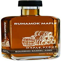 Runamok Maple、バーボン樽熟成オーガニックバーモントメープルシロップ、8.45オンス、250mL Runamok Maple Syrup Runamok Maple, Bourbon Barrel Aged Organic Vermont Maple Syrup, 8.45 Ounce, 250mL