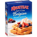 Krusteaz Belgian Waffle MixA28 ozA2pbN Krusteaz Belgian Waffle Mix, 28 oz, 2 pk