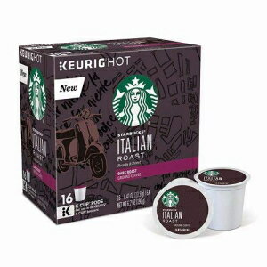 Keurig Kカップポッドスターバックスイタリアンローストコーヒ