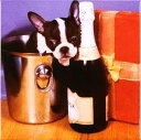 3dRose LLC cst_3113_3 Boston Terrier Satine Ceramic Tile Coasters, Set of 4
