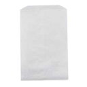 A1 Bakery Supplies 150 White Kraft Paper Bags with Clear Seals, 5 x 7.5 Inches, ...