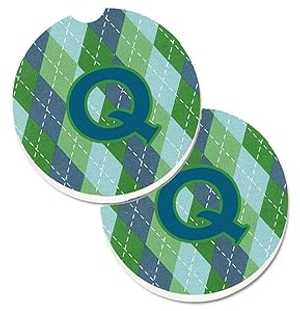Caroline's Treasures CJ1020-QCARC Letter Q Initial Monogram - Blue Arg...