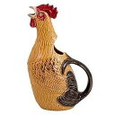 Bordallo Pinheiro Rooster Earthenware Pitcher