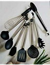 キッチン用品 8 点セット - ステンレススチール & シリコン Zorro Pro Kitchen Utensils 8 Piece Set - Stainl...