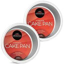 Last Confection ラウンドケーキパン 2 点セット - 深さ 4 インチ x 2 インチのアルミニウムパン Last Confection 2-P...