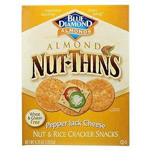 Blue Diamond Almonds Blue Diamond Nut Thins Pepperjack Cheese Crackers (12x4.25Oz)