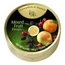 Cavendish & Harvey Mixed Candy Tin, Fruit, 5.3 Ounce (Pack of 12)