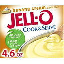 Jell-O Cook & Serve バナナ クリーム プディング & パイ フィリング ミックス (24 ct パック、4.6 oz ボックス) Jell-O Cook & Serve Banana Cream Pudding & Pie Filling Mix (24 ct Pack, 4.6 oz Boxes)