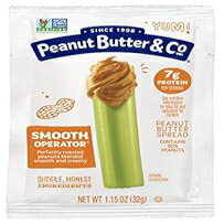 楽天GlomarketPeanut Butter & Co. Smooth Operator Peanut Butter Squeeze Packs, Non-GMO Project Verified, Gluten Free, Vegan, 1.15 oz （Pack of 200）