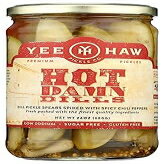 Yee Haw Pickle Company ホットダムディル、24 オンス Yee Haw Pickle Company Hot Damn Dill, 24 oz