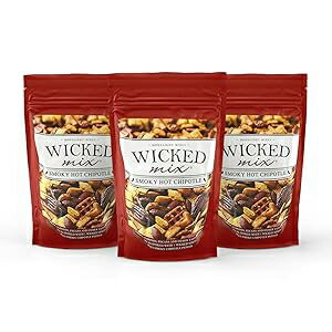 Wicked Mix Snack Mix with Mixed Nuts, Sweet and Salty Trail Mix Snack ...