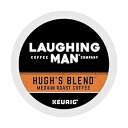 16 Count (Pack of 1), Hugh's Blend, Laughing Man Hugh's Blend, Single-Serve Keurig K-Cup Pods, Medium Roast Coffee, 16 Count
