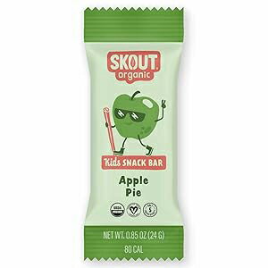 Skout Organic Apple Pie Kids Snack Bars (18 Pack) Organic Kids Snack B...