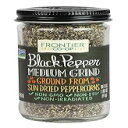Frontier Co-op Medium Ground Black Pepper, 1.8 Ounce Bottle, Full-bodied Flavor and Aroma, Kosher