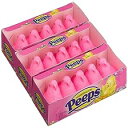 マシュマロ ピープ ピンク ヒヨコ、4.5 オンス、15 個箱 (6 個パック) Marshmallow Peeps Pink Chicks, 4.5-Ounce, 15-Count Boxes (Pack of 6)