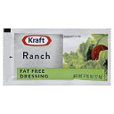 Dressing Kraft Ranch Fat Free Pouch 200 Case 0.44 Ounce Each