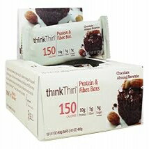 think! Think Products thinkThin Lean Protein & Fiber Bars Chocolate Al...