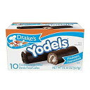 Drake's Cakes ヨーデル、1 箱あたり 10 個のケーキ、11.16 オンスのロールド デビルズ フード ケーキ (8 箱) Drake's Cak...