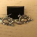 秋の感謝祭 コーヌコピア チャーム ダングル イヤリング Mama Otter's Tidbits Autumn Thanksgiving Cornucopia Charm Dangle Earrings