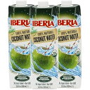 Iberia 100% Pure Organic Coconut Water, 1 Liter (Pack of 3)(4)