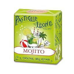 パスティリエ・レオーネ。レトロな小さな箱に入ったモヒート キャンディ ミント。30g (1.06オンス)。 Pastiglie Leone. Mojito Candy Mints in Retro Small Box. 30g (1.06oz).のサムネイル