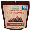 NATIERRA ヒマラニア ダークチョコレートで覆われたゴジベリー 非遺伝子組み換え 6オンス NATIERRA Himalania Dark Chocolate-Covered Goji Berries Non-GMO 6 Ounce