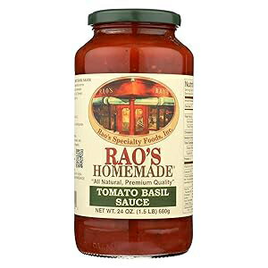 Rao's 自家製天然トマトバジルソース - 24 オンス (12 パック) Rao's Homemade All Natural Tomato Bas..