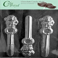 Cybrtrayd Life of the Party C407 サンタ/リース プレッツェル ポップ チョコレート キャンディ型、密..