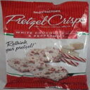 ホワイトチョコレートとペパーミントのプレッツェルクリスプ(4オンスの小さな袋2個パック) Snack Factory White Chocolate and Peppermint Pretzel Crisps (Pack of 2 Small 4 oz bags)