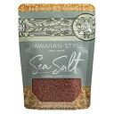 Artisan Salt Company Alaea レッド ハワイアンスタイル シーソルト、粗粒、ジップトップポーチ、4オンス SaltWorks Artisan Salt Company Alaea Red Hawaiian-style Sea Salt, Coarse, Zip-Top Pouch, 4 Ounce