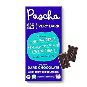 楽天GlomarketPascha オーガニック ダーク チョコレート バー、カカオ 85％、UTZ、グルテンフリー & 非遺伝子組み換え、2.82 オンス 10 個パック Pascha Organic Dark Chocolate Bars, 85％ Cacao, UTZ, Gluten Free & Non GMO, 2.82 oz Pack of 10