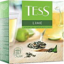 テス ライム グリーン ティー バッグ シトラス ピール ライム風味 ローズヒップ カレンデュラの花びら 100 個 Tess Lime Green Tea Bags With Citrus Peel With Lime Flavor Rose Hips Calendula Petals 100 Pcs