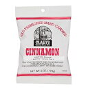 Claey's シナモン ハード キャンディ、6 オンス パッケージ Claeys Claey's Cinnamon Hard Candy, 6 Oz Pack...