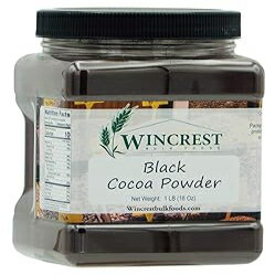 ֥åѥ - 1ݥ WinCrest Bulk Foods Black Cocoa Powder - 1 Lb