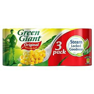 グリーン ジャイアント ニブレット オリジナル スイートコーン (3x340g) Green Giant Niblets Original Sweetcorn (3x340g) グリーン ジャイアント ニブレット オリジナル スイートコーン (3x340g) Green Giant Niblets Original Sweetcorn (3x340g)