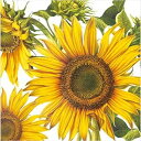 GEEGVV Paper Cocktail Napkins 2 X 20pcs 10"x10" (unfolded) Big Sunflower