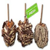 US Sweets Caramel Apple 3 Pack - Caramel Granny Smith Apples Dipped in...
