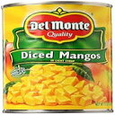 デルモンテ 角切りマンゴー缶詰 ライトシロップ入り 15オンス Del Monte Diced Canned Mangoes in Light Syrup, 1...