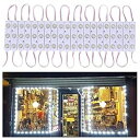 20 フィート ストア ウィンドウ ライト キット 5730 3 LED モジュール ライト、AC 電源プラグ オン/オフ スイッチ付き、屋内/屋外 LED プロジェクト用 Minbow 20 FT Store Window Light Kits 5730 3 Led Module Lights with AC Power Plug O
