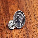マーキュリーダイム タイタック、USコインラペルピン、歴史ギフト、先生プレゼント LinksOffTheCuff Mercury Dime Tie tack, ...