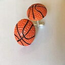 バスケットボールカフス、スポーツカフス、ノベルティユニークなストッキングスタッファー、彼へのスポーツギフト。 LinksOffTheCuff Basketball Cufflinks, sports cuffs, novelty unique stocking stuffer, sports gift for him